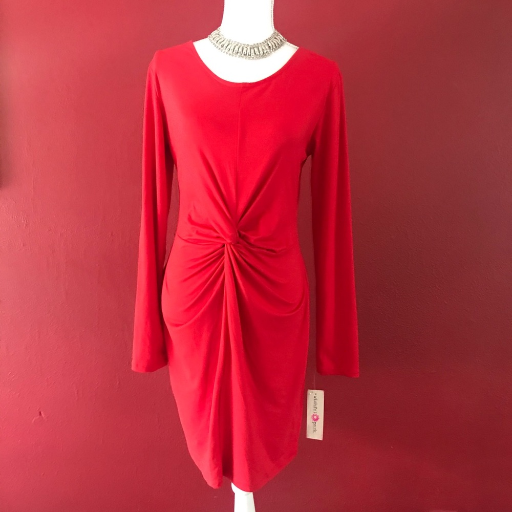 NWT: Wishful Park Long sleeve, Red dress   Sz. XL